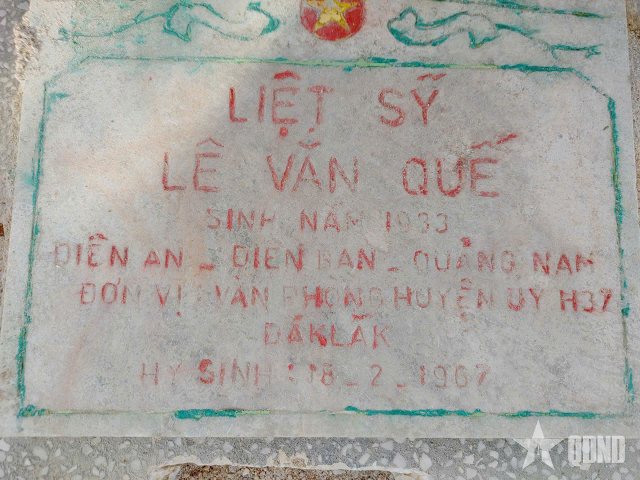 Gia Lai: Khai quật mộ liệt sĩ phát hiện tấm bia khắc tên Lê Văn Quế